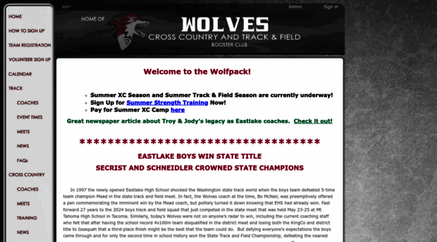 wolvesxc.com