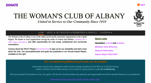 womansclubofalbany.com