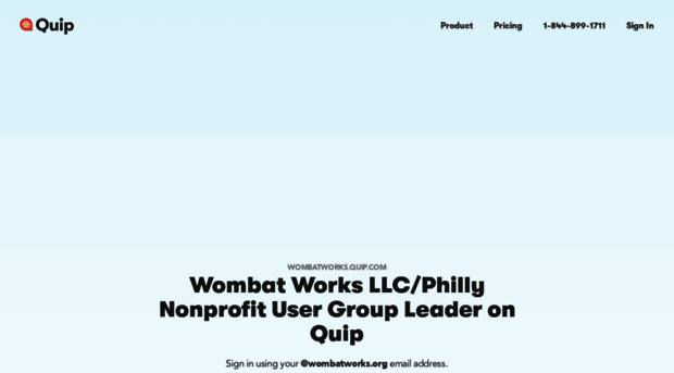 wombatworks.quip.com