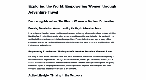womensadventuremagazine.com
