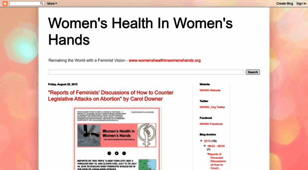 womenshealthinwomenshands.blogspot.com