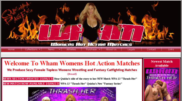womenshotactionmatches.com