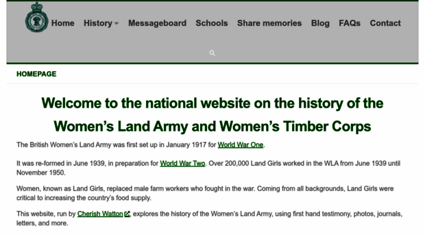 womenslandarmy.co.uk