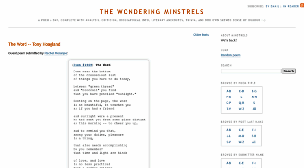 wonderingminstrels.blogspot.de