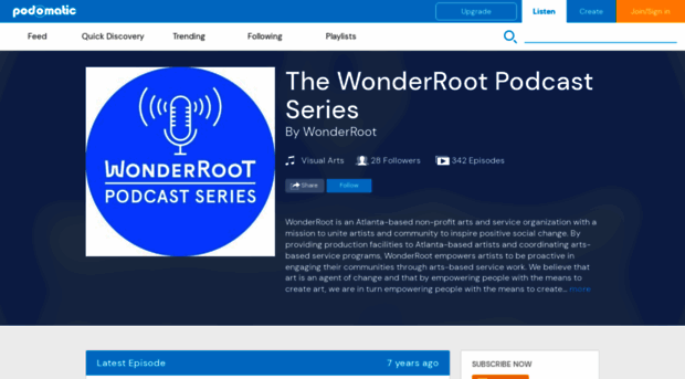 wonderroot.podomatic.com