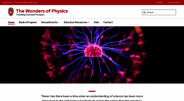 wonders.physics.wisc.edu