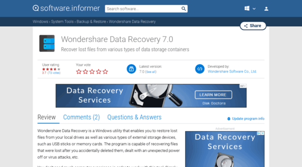 wondershare-data-recovery.software.informer.com
