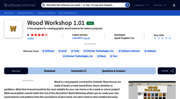 wood-workshop.software.informer.com