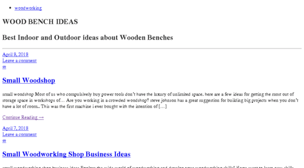 woodbenchideas.org