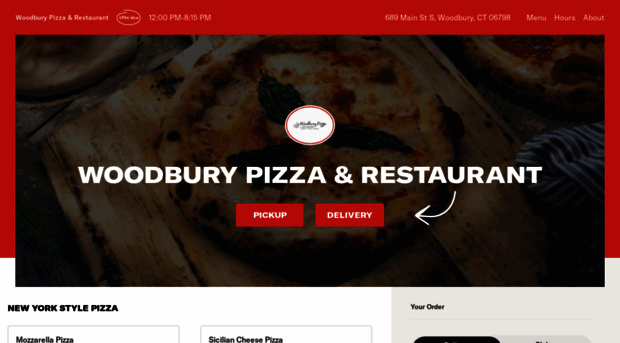 woodburypizzarestaurant.com