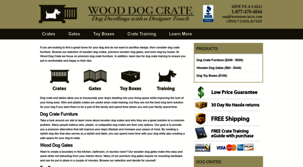 wooddogcrate.com