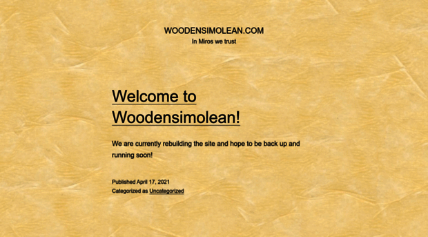 woodensimolean.com