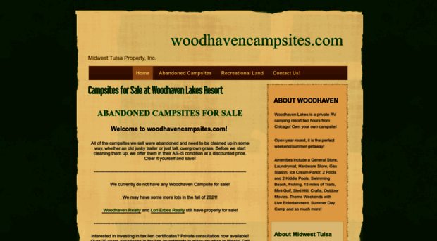 woodhavencampsites.com