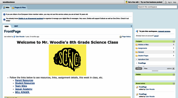 woodiescience.pbworks.com