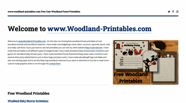 woodland-printables.com