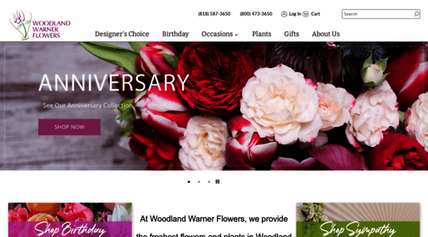 woodlandwarnerflowers.com