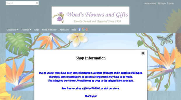 woodsflowersandgifts.com