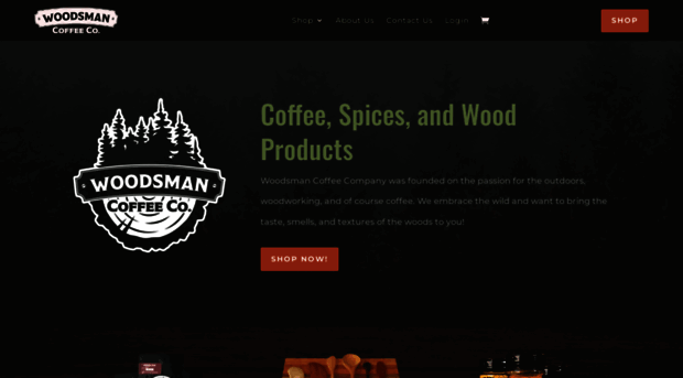 woodsmancoffeecompany.com