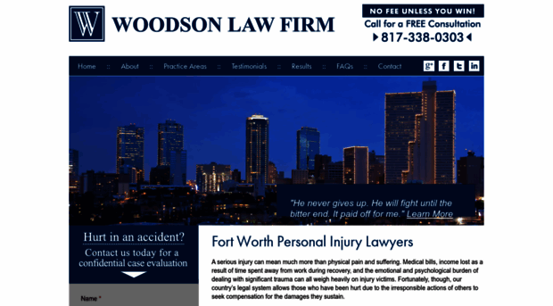 woodsonlawfirm.com