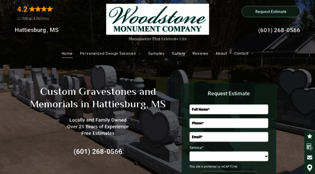 woodstonemonument.com