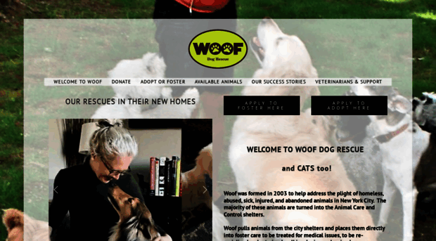 woofdogrescue.com