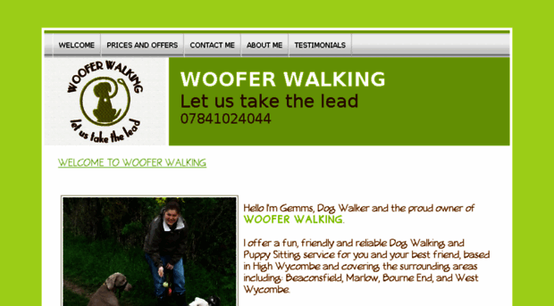 wooferwalking.co.uk