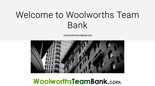 woolworthsteambank.com