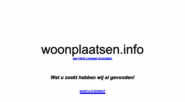 woonplaatsen.info