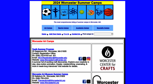 worcestersummercamps.com