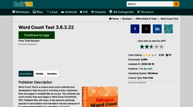 word-count-tool.soft112.com