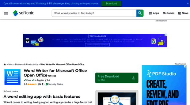 word-writer-for-microsoft-office-open-office.en.softonic.com