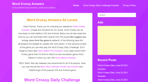 wordcrossyanswers.org