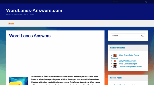 wordlanes-answers.com