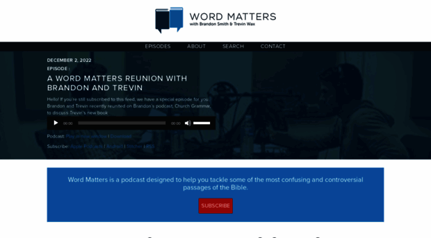 wordmatterspod.com