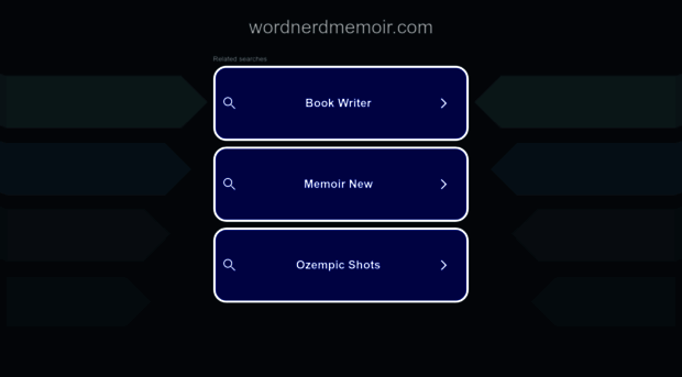 wordnerdmemoir.com