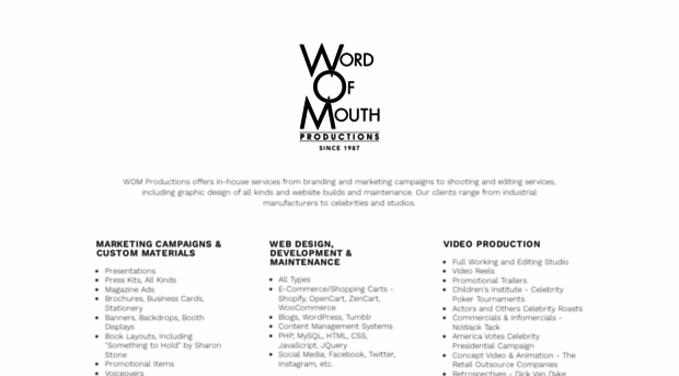 wordofmouthprod.com