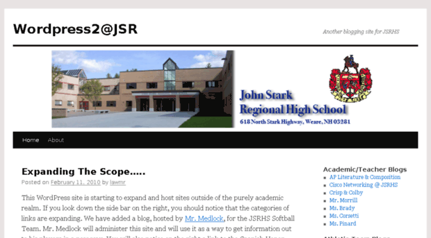 wordpress.jsrhs.net