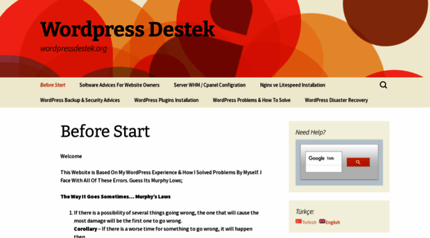 wordpressdestek.org