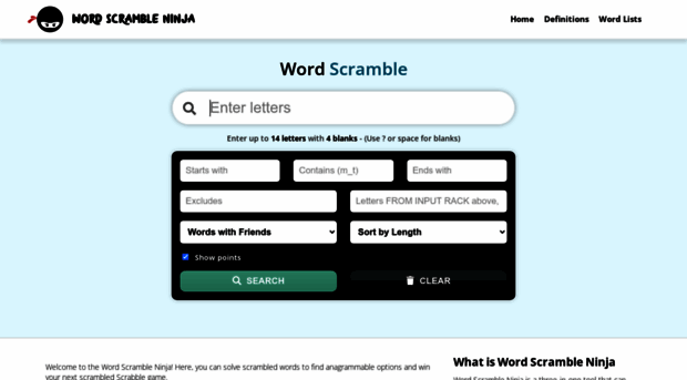 wordscramble.ninja