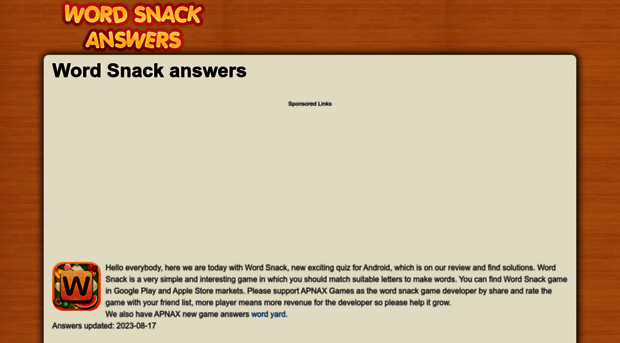 wordsnackanswers.net