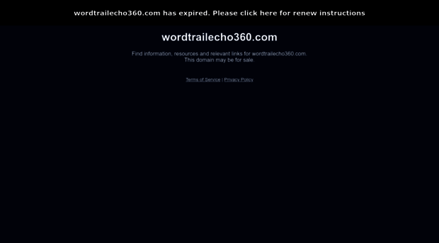 wordtrailecho360.com