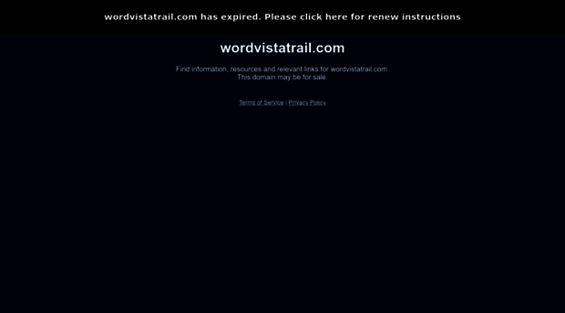 wordvistatrail.com
