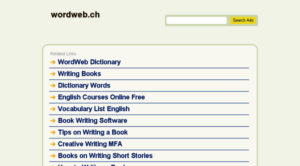 wordweb.ch