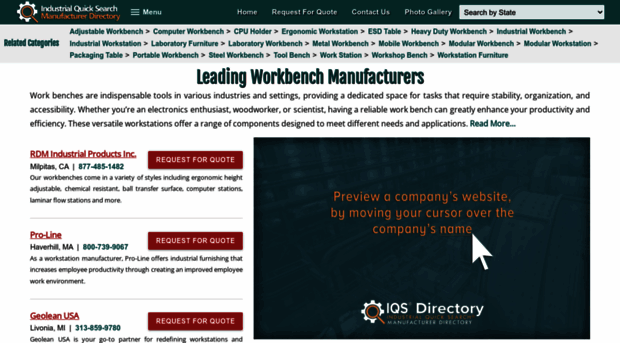 workbenchmanufacturers.com