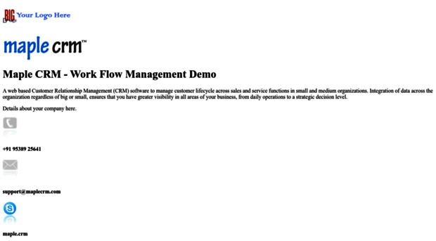 workflowdemo.maplecrm.com