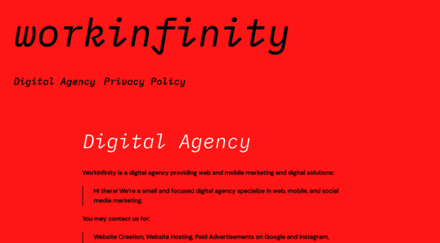 workinfinity.com