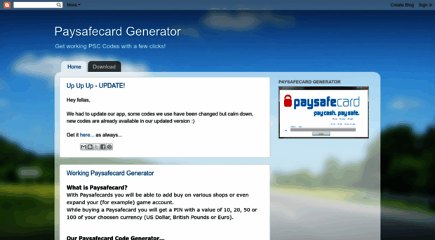 paysafecard code generator