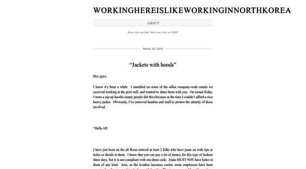 workinghereislikeworkinginnorthkorea.wordpress.com