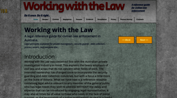 workingwiththelaw.net