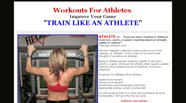 workoutsforathletes.com